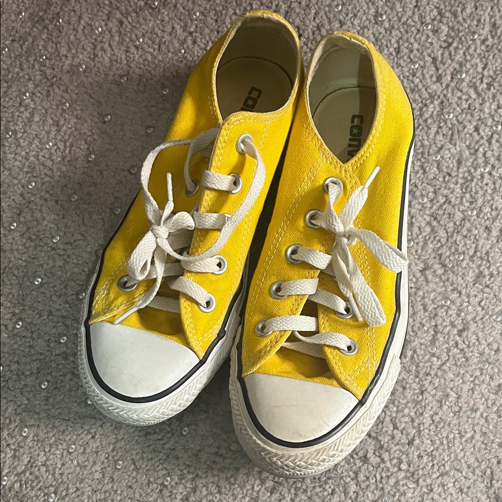 Converse Kids Bright Yellow Sneakers